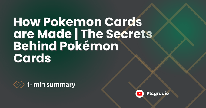 How Pokemon Cards are Made | The Secrets Behind Pokémon Cards