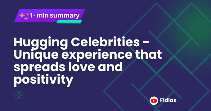 Hugging Celebrities - Unique experience that spreads love and positivity