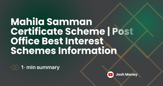Mahila Samman Savings Certificate Scheme 2024 | Post Office Best Interest Schemes