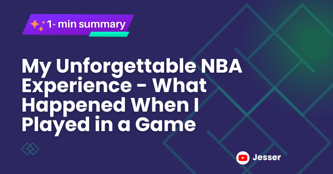 The NBA's first ever Creator Cup game was an intense and thrilling experience, with the team making a comeback and ultimately winning in overtime through perseverance and determination.