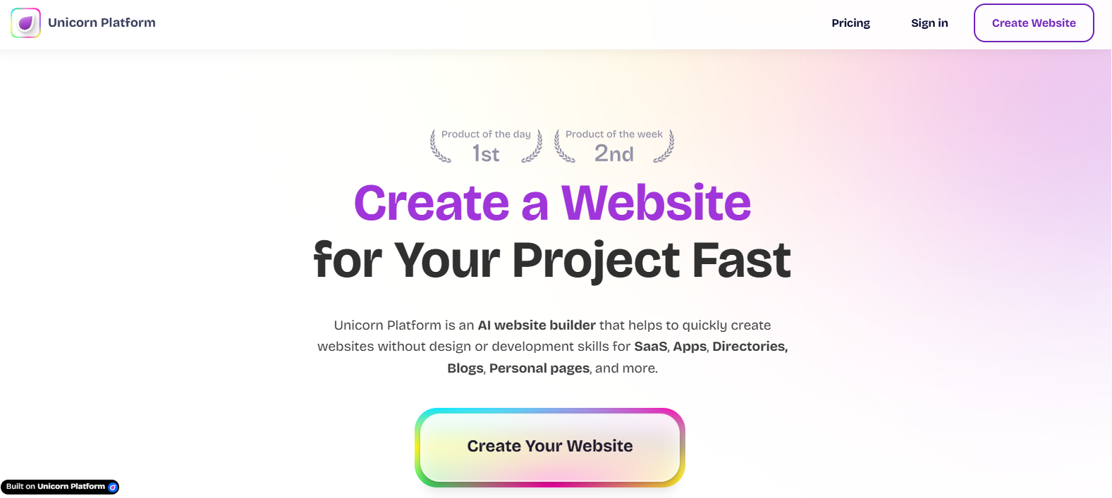 Unicorn Platform Review 2025